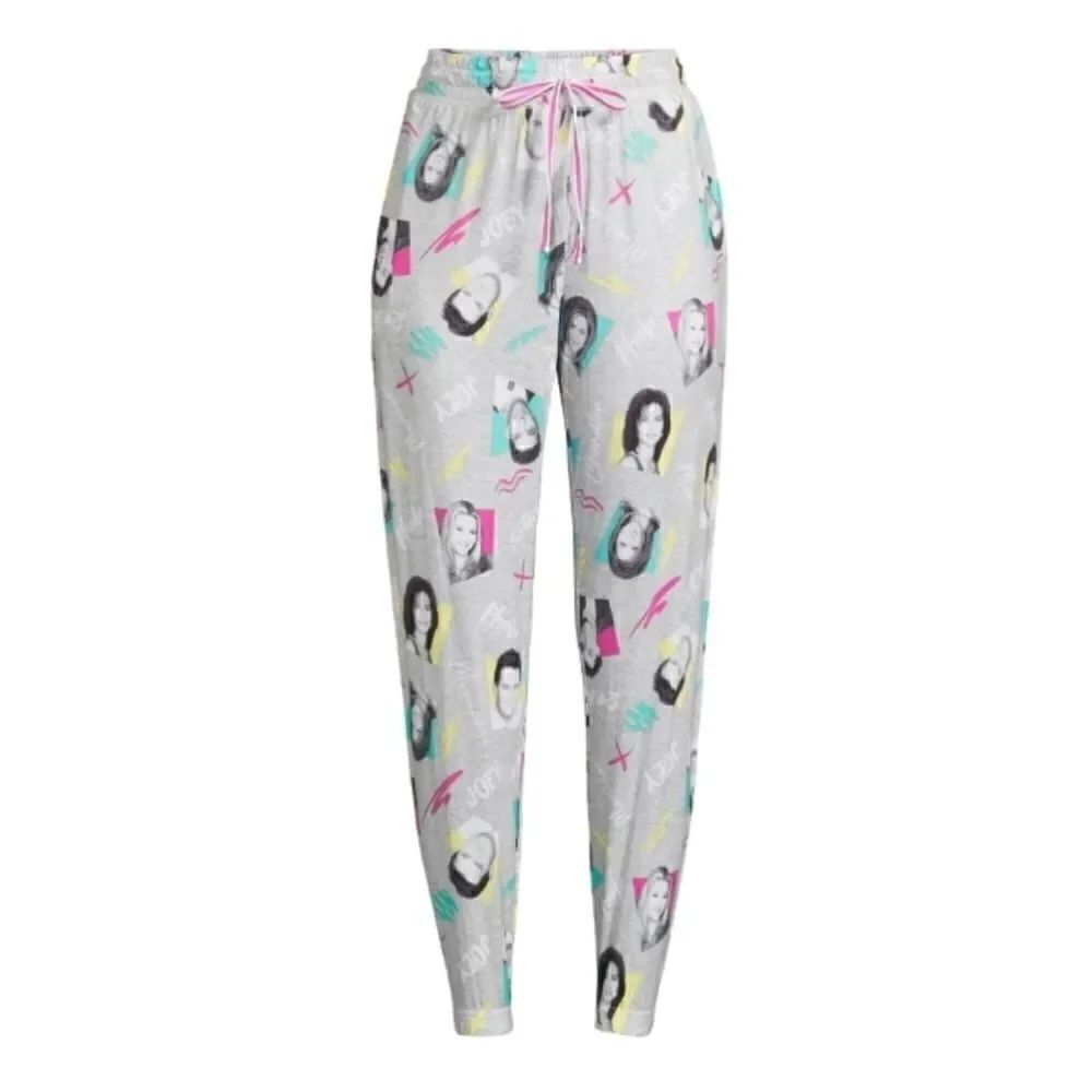Womens Friends Jogger Lounge Sleep Pajama Pants Size XS